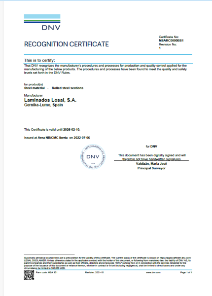 DNV-Certificate
